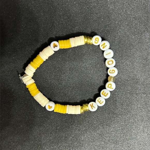 Keep Going (Motivational) Heishi Bracelet - Picture 7 of 7